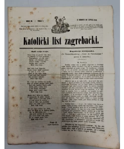 Katolički list zagrebački br. 26/1849.