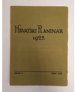 Hrvatski planinar br. 3/1925.