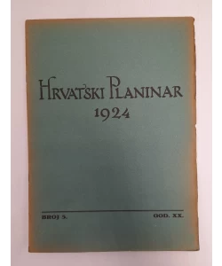 Hrvatski planinar br. 5/1924.