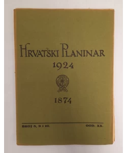 Hrvatski planinar br. 8,9 i 10/1924.