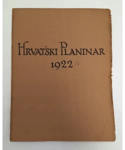 Hrvatski planinar br. 3/1922.