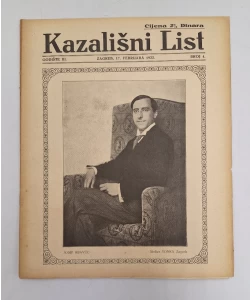 Časopis Kazališni List br. 4/1922.