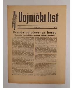 Vojnički list br. 11./1944.