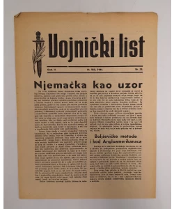 Vojnički list br. 33./1944.