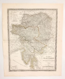 Karta kraljevine Ilirije i vojvodstva Štajerske - Königreich Illyrien und das Herzogthum Steyermark nach de Castro's Charte vom Inneroestreich entworfen von C. F. Weiland