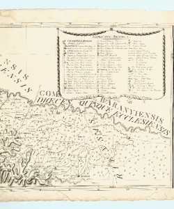 Zagrebačka Nasbiskupija -  Mappa Diocesis Zagrabiensis