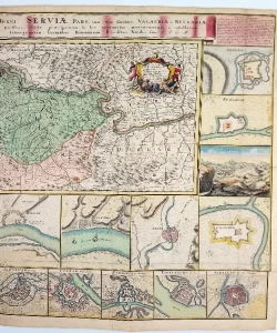 Karta kraljevine Bosne, Srbije i susjednih zemalja