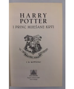 Komplet knjiga Harry Potter I-VII autor J. K. Rowling