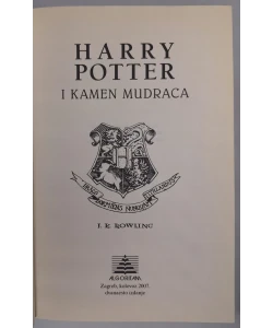 Komplet knjiga Harry Potter I-VII autor J. K. Rowling
