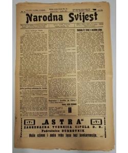 Časopis Narodna Svijest br. 14/1931.