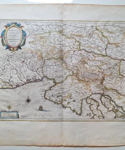 Karstia Carniola Histria et Windorvm Marchia / Zemljovid Krasa, Kranjske, Istre i Slovenske marke