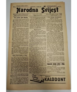 Časopis Narodna Svijest br. 14/1933.