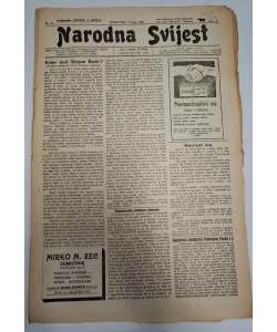 Časopis Narodna Svijest br. 18/1928.