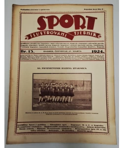 Sport - ilustrovani tjednik br. 13/1924.