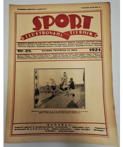 Sport - ilustrovani tjednik br. 25/1924.