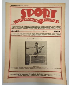 Sport - ilustrovani tjednik br. 29/1924.