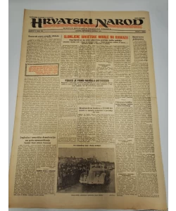 Hrvatski narod - glasilo hrvatskog ustaškog pokreta br. 630/1943.