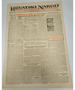 Hrvatski narod - glasilo hrvatskog ustaškog pokreta br. 629/1943.