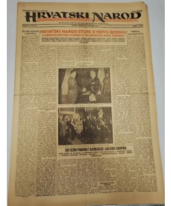 Hrvatski narod - glasilo hrvatskog ustaškog pokreta br. 627/1943.