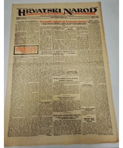 Hrvatski narod - glasilo hrvatskog ustaškog pokreta br. 623/1943.