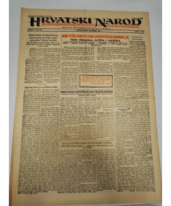 Hrvatski narod - glasilo hrvatskog ustaškog pokreta br. 638/1943.