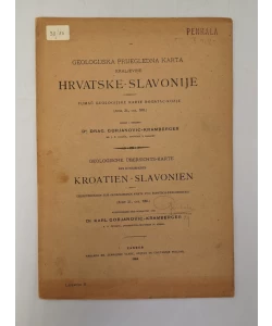 Geologijska prijegledna karta Kraljevine Hrvatske-Slavonije: tumač geologijske karte Rogatac-Kozje (zona 21., col. XIII.)