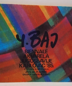 4. baj: biennale akvarela jugoslavije karlovac 1985