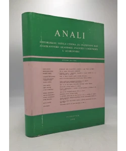 Anali historijskog odjela centra za znanstveni rad JAZU u Dubrovniku 1978.