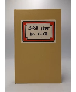 SRĐ list za kniževnost i nauku. 1905. g. br 1-12
