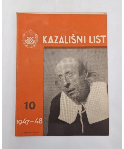 Časopis Kazališni List br. 10/1947.-48.