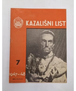 Časopis Kazališni List br. 7/1947.-48.