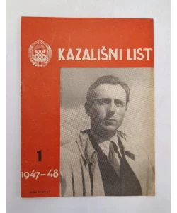 Časopis Kazališni List br. 1/1947.-48.