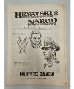 Časopis Hrvatski narod br. 3/1984. (emigracija)