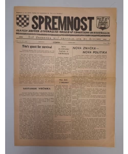 Časopis Spremnost br. 127/1970