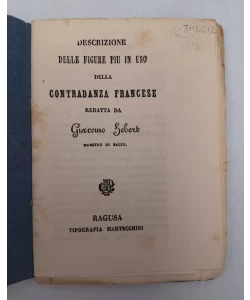 Descrizione delle figure piu in uso della contradanza francese