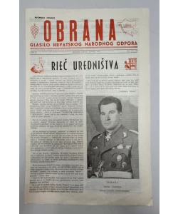 Časopis Obrana br. 161-162/1972.