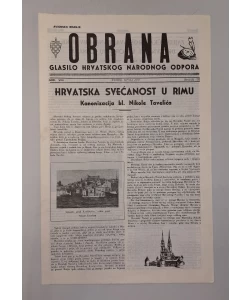 Časopis Obrana br. 131-132/1970.