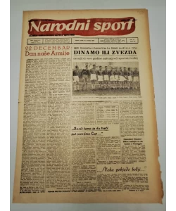 Časopis Narodni sport br. 374/1950.