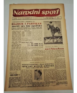Časopis Narodni sport br. 350/1950.