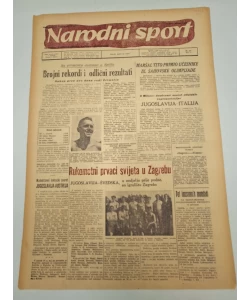 Časopis Narodni sport br. 347/1950.