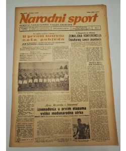 Časopis Narodni sport br. 325/1950.