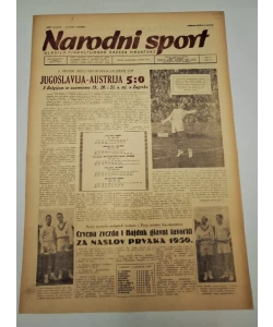 Časopis Narodni sport br. 311/1950.