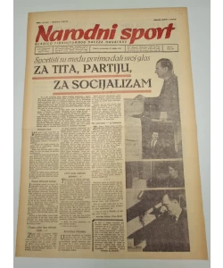 Časopis Narodni sport br. 299/1950.