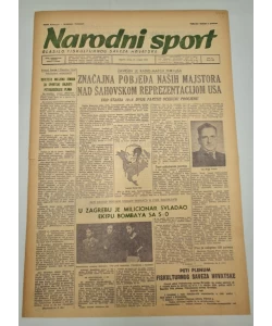 Časopis Narodni sport br. 288/1950.