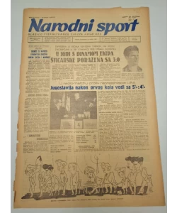 Časopis Narodni sport br. 287/1950.