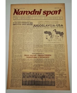 Časopis Narodni sport br. 286/1950.
