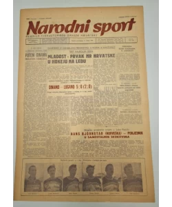 Časopis Narodni sport br. 285/1950.