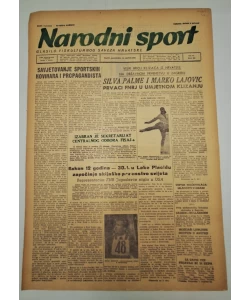 Časopis Narodni sport br. 283/1950.