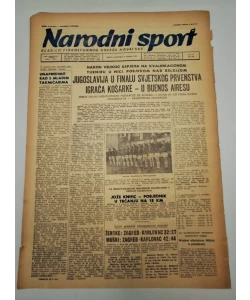 Časopis Narodni sport br. 277/1950.
