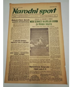 Časopis Narodni sport br. 270/1949.